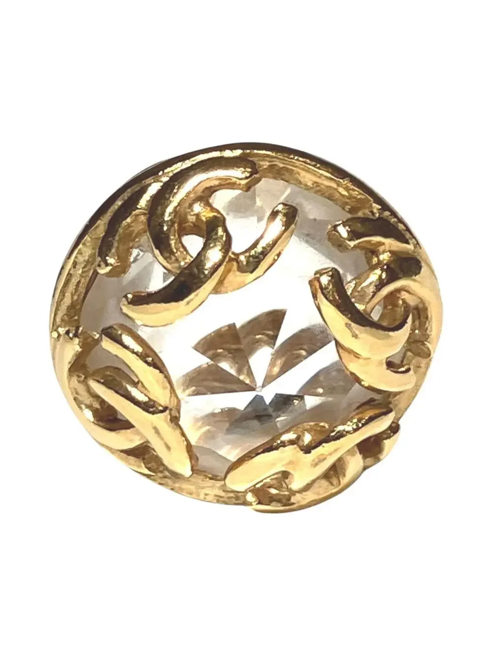 Chanel Cc Logo Clip-On Earrings Metal #327513C61B